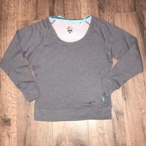 Gray Nike Dri-Fit sweatshirt size XS